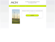 Tablet Screenshot of acnenergy.es